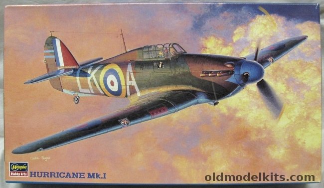 Hasegawa 1/48 Hawker Hurricane Mk.1 - RAF No. 87 Sq Leader I R Gleed / RAF No. 32 Sq, JT65 plastic model kit